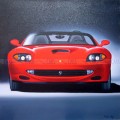 2000 Ferrari 550 Barchetta Pininfarina oil painting